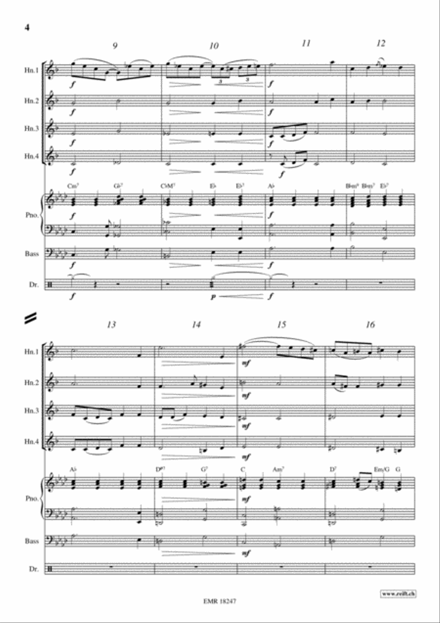 Bess, You Is My Woman Now Horn scores gallery preview page 4
