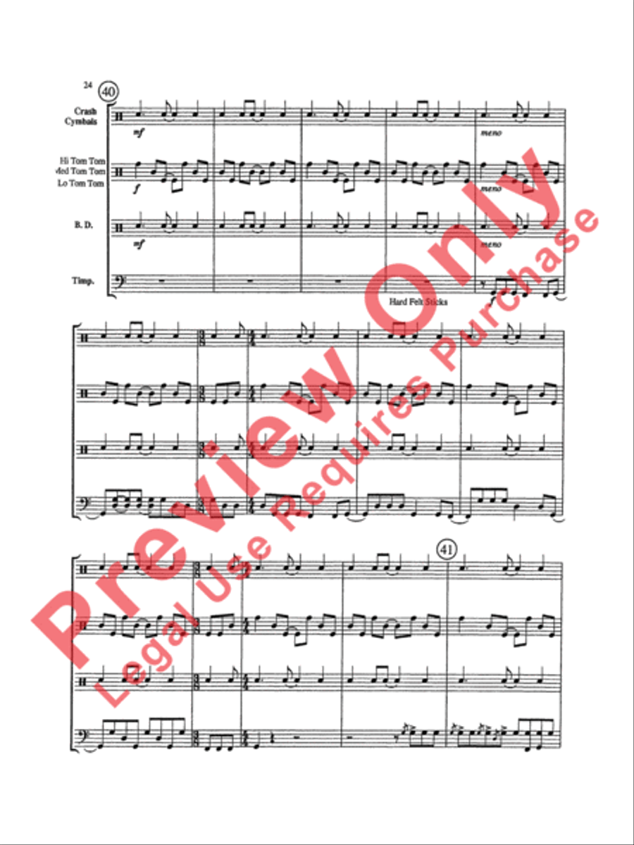 Triptych Percussion Ensemble scores gallery preview page 27