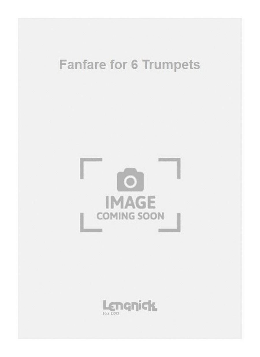 Fanfare for 6 Trumpets Trumpet scores gallery preview page 1