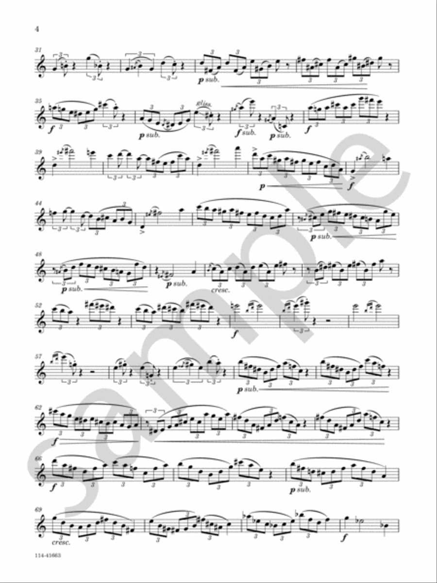 A Night In New Orleans Chamber Music scores gallery preview page 5