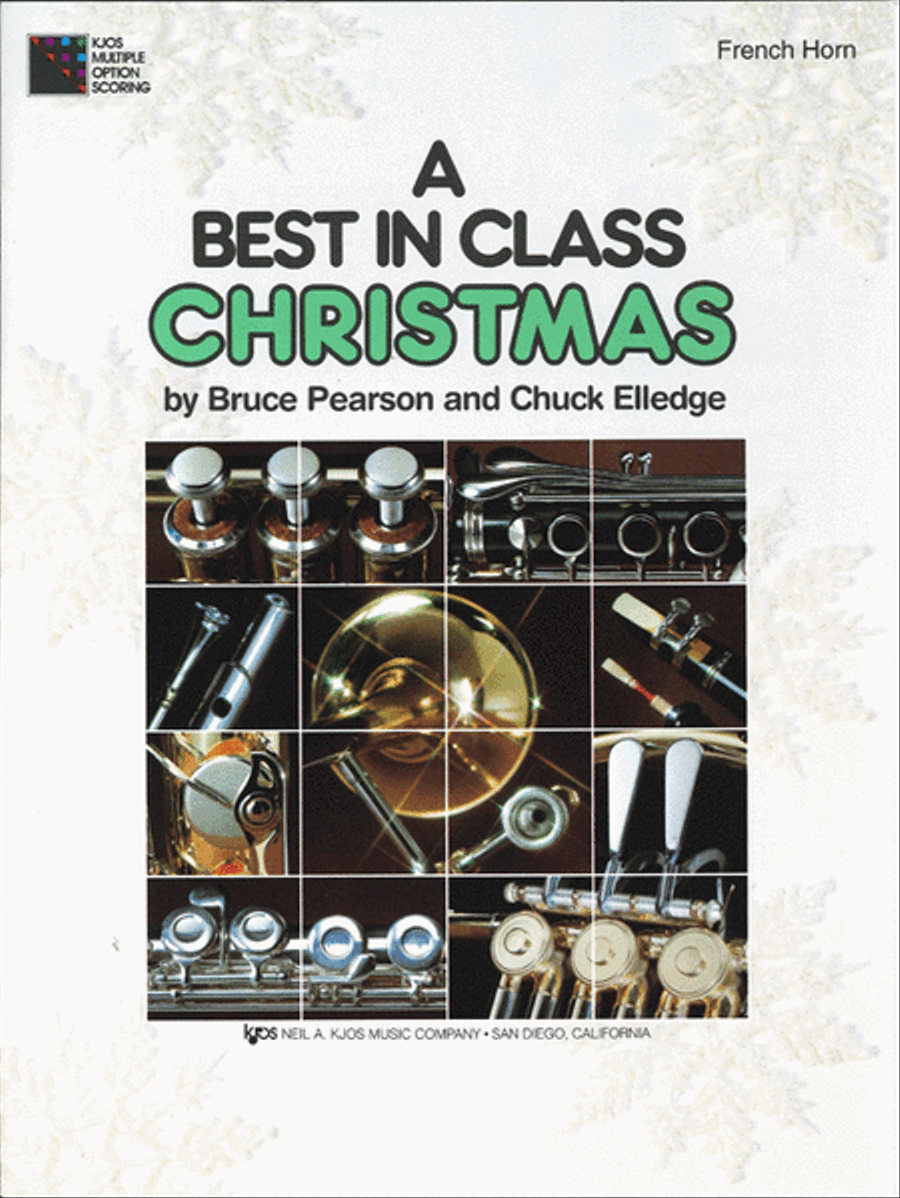 A Best in Class Christmas - F Horn Concert Band Methods scores gallery preview page 1