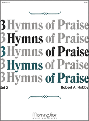 Book cover for Three Hymns of Praise, Set 2