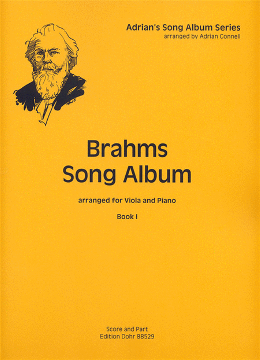 Brahms Song Album I (für Viola und Klavier) Piano Accompaniment scores gallery preview page 1