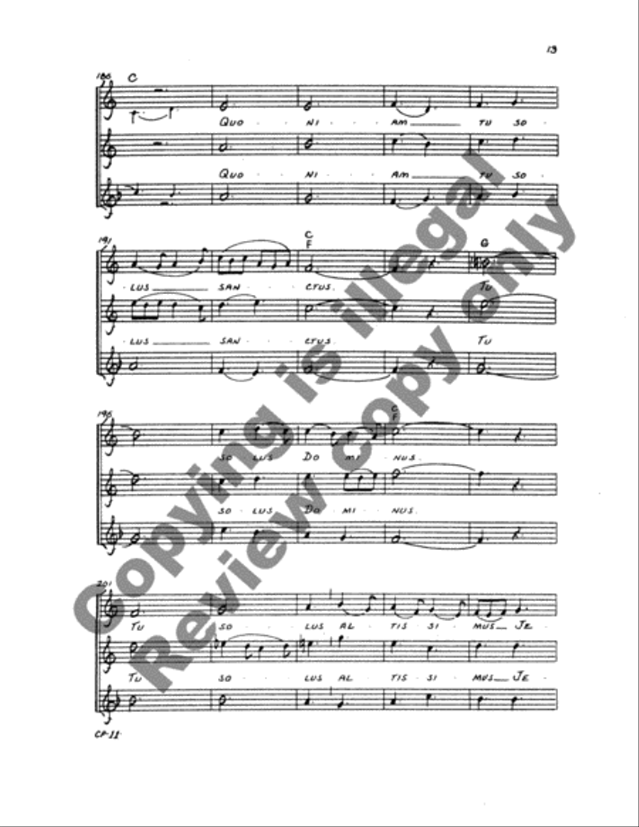 Mass of Tournai Mass of Tournai 3-Part scores gallery preview page 13
