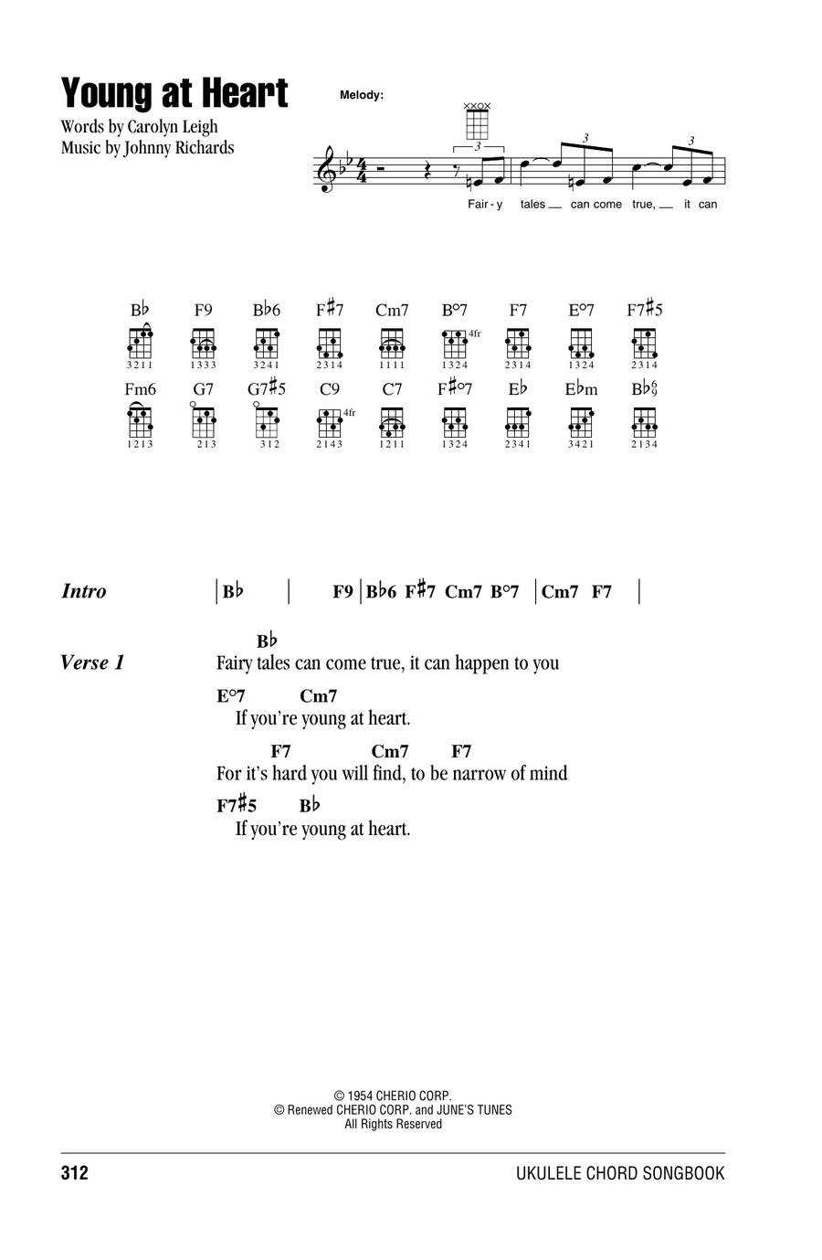 Young At Heart Young At Heart Ukulele scores gallery preview page 1