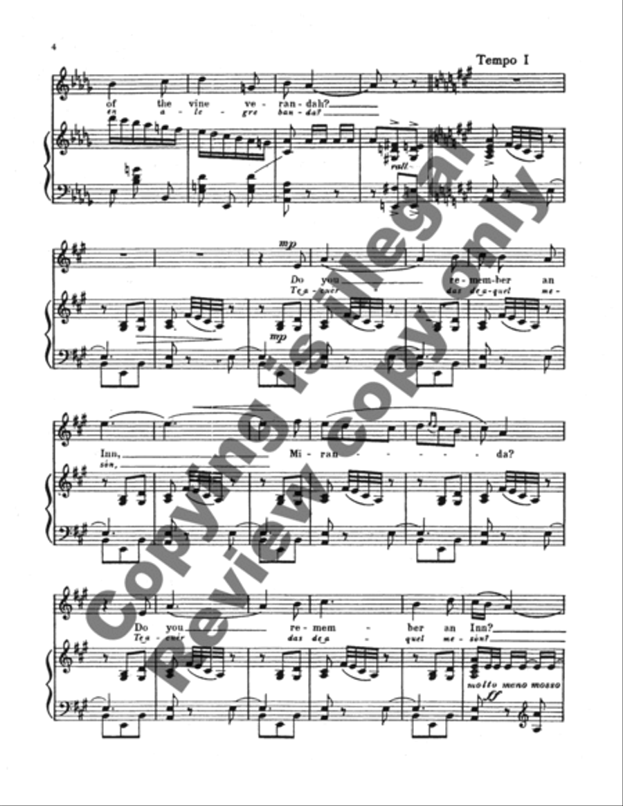 Miranda Miranda High Voice scores gallery preview page 9