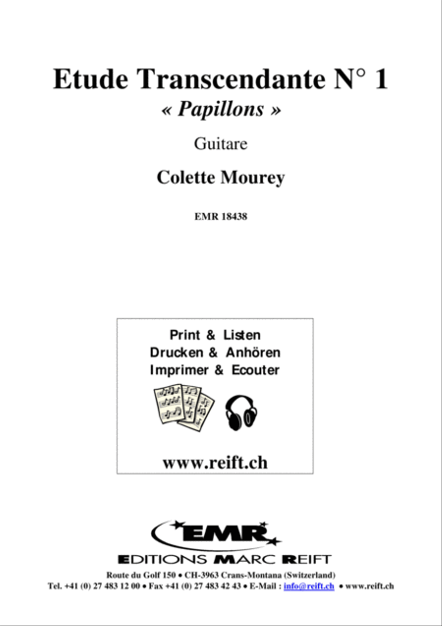 Etude Transcendante No. 1 Classical Guitar scores gallery preview page 2
