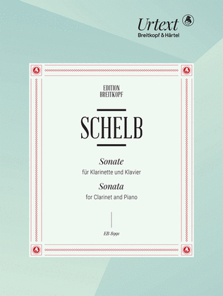 Book cover for Sonata for Clarinet and Piano