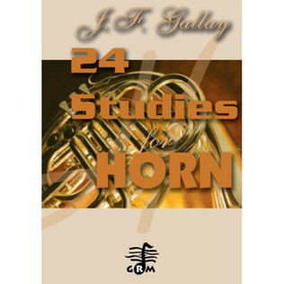 Book cover for 24 studies for horn