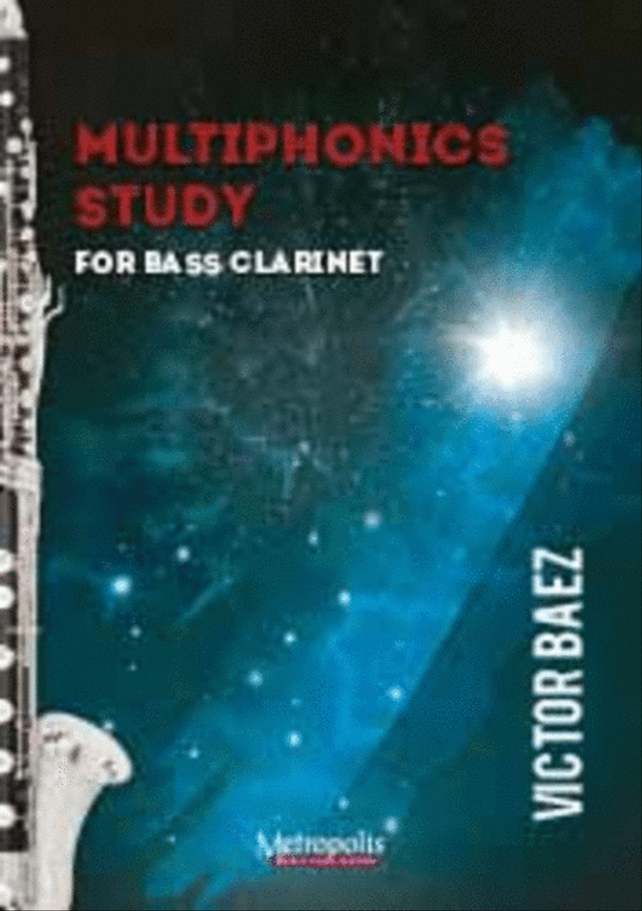 Multiphonic Study for Solo Bass Clarinet Bass Clarinet scores gallery preview page 1