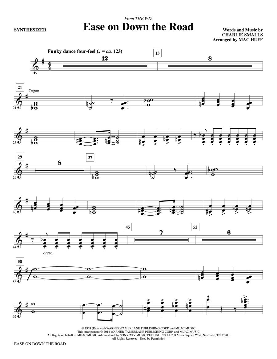 Ease on Down the Road - Synthesizer
