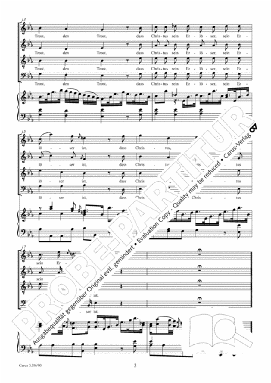 Hier hangt das Opfer fur die Sunden 4-Part scores gallery preview page 4