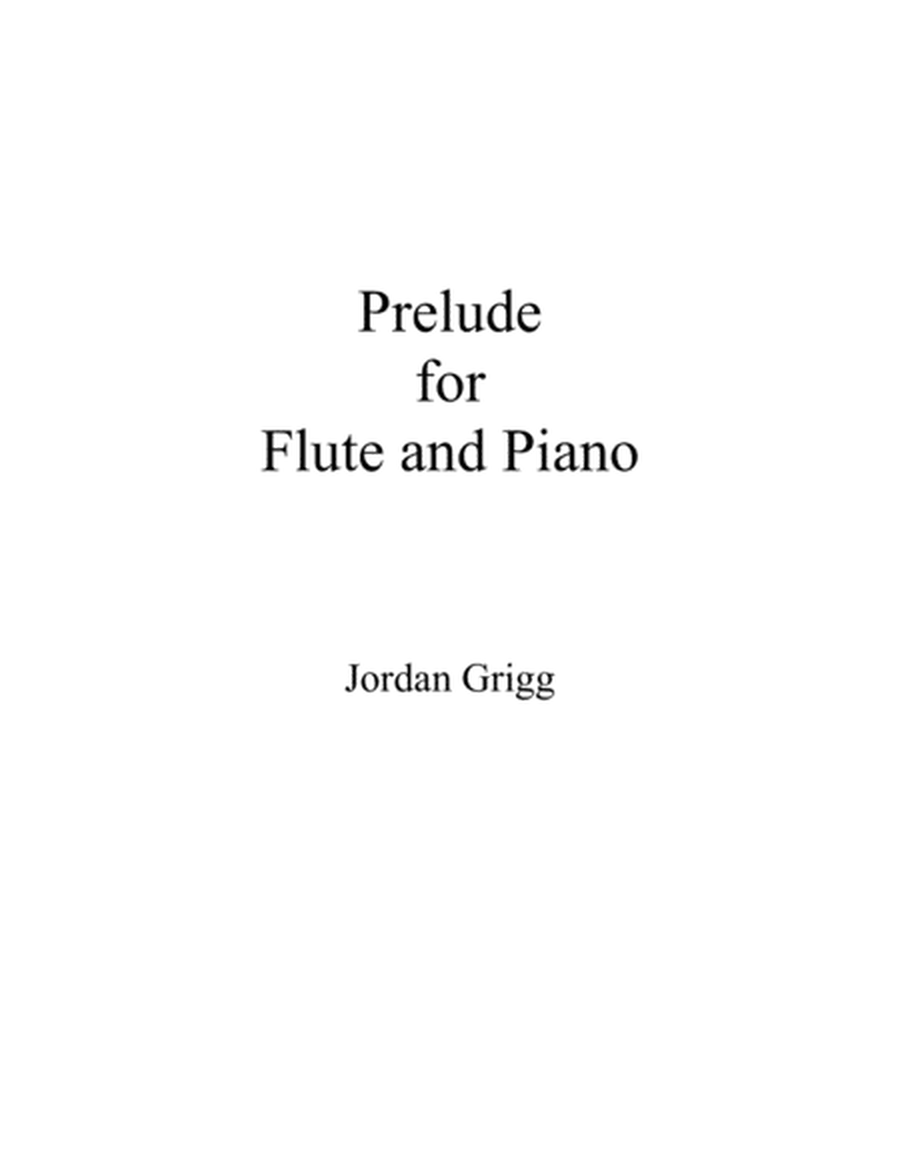 Prelude for Flute and Piano image number null