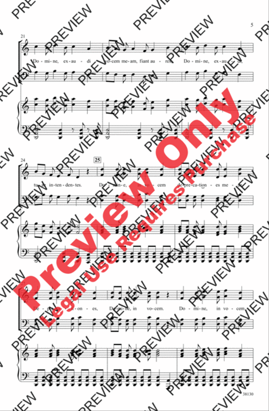De Profundis 4-Part scores gallery preview page 5
