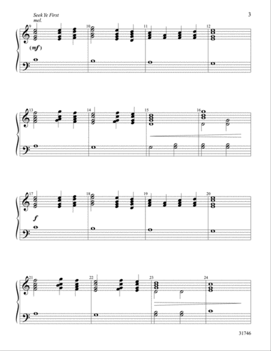 Seek Ye First Handbell Choir scores gallery preview page 3