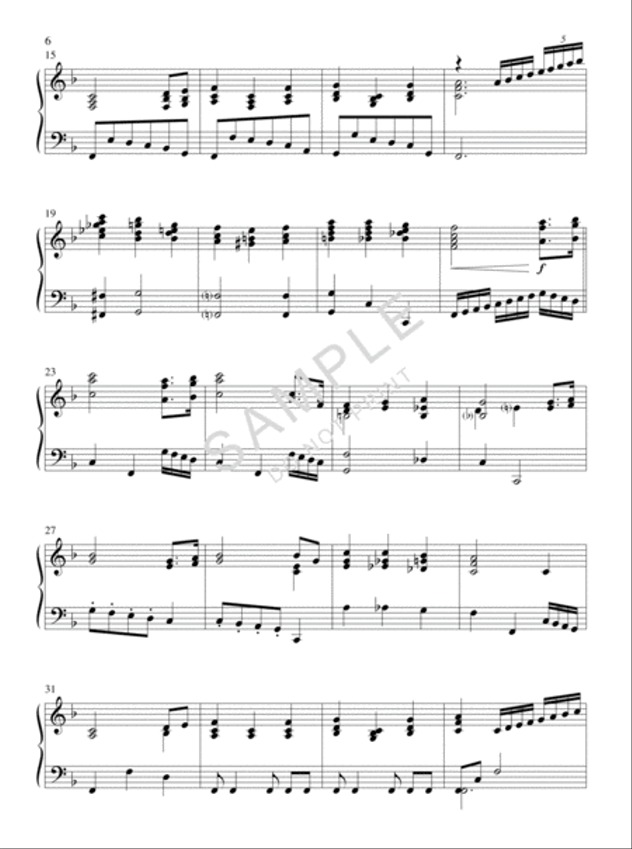 And He Shall Reign Forever Piano Solo scores gallery preview page 3