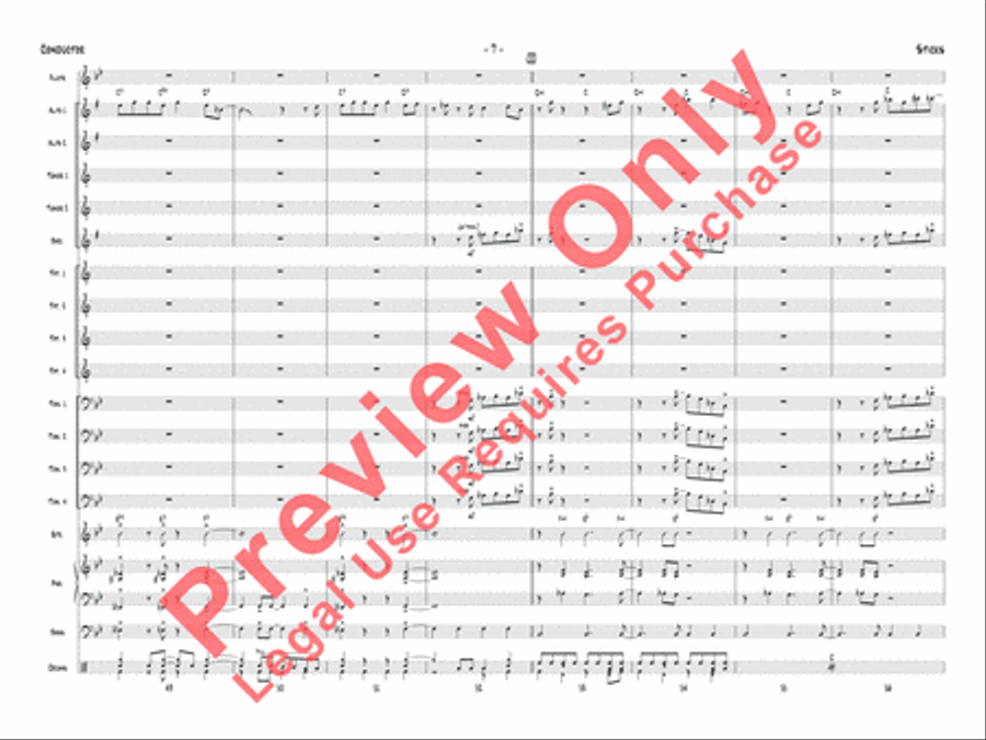 Sticks Jazz Ensemble scores gallery preview page 26