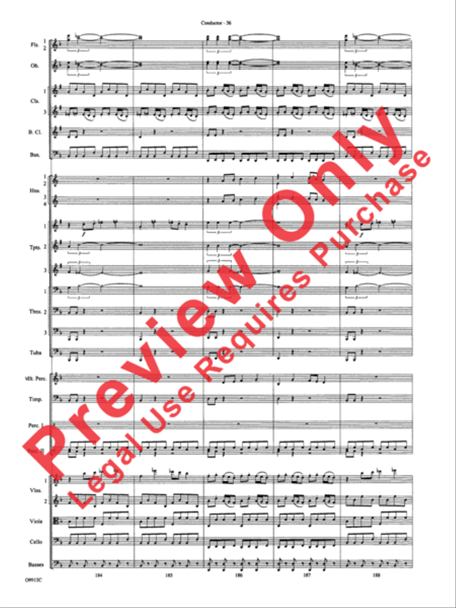 Selections from Star Wars: Episode I The Phantom Menace Full Orchestra scores gallery preview page 82