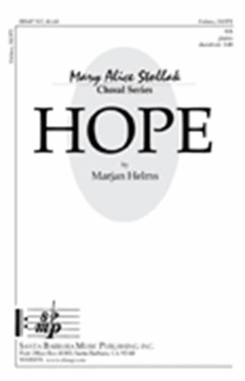 Book cover for Hope - SA Octavo