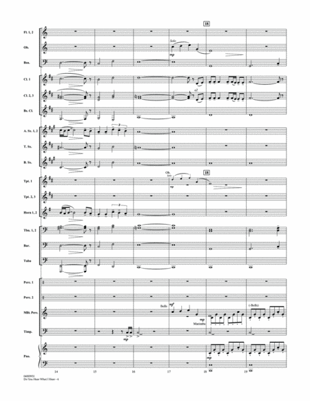 Do You Hear What I Hear? - Conductor Score (Full Score)