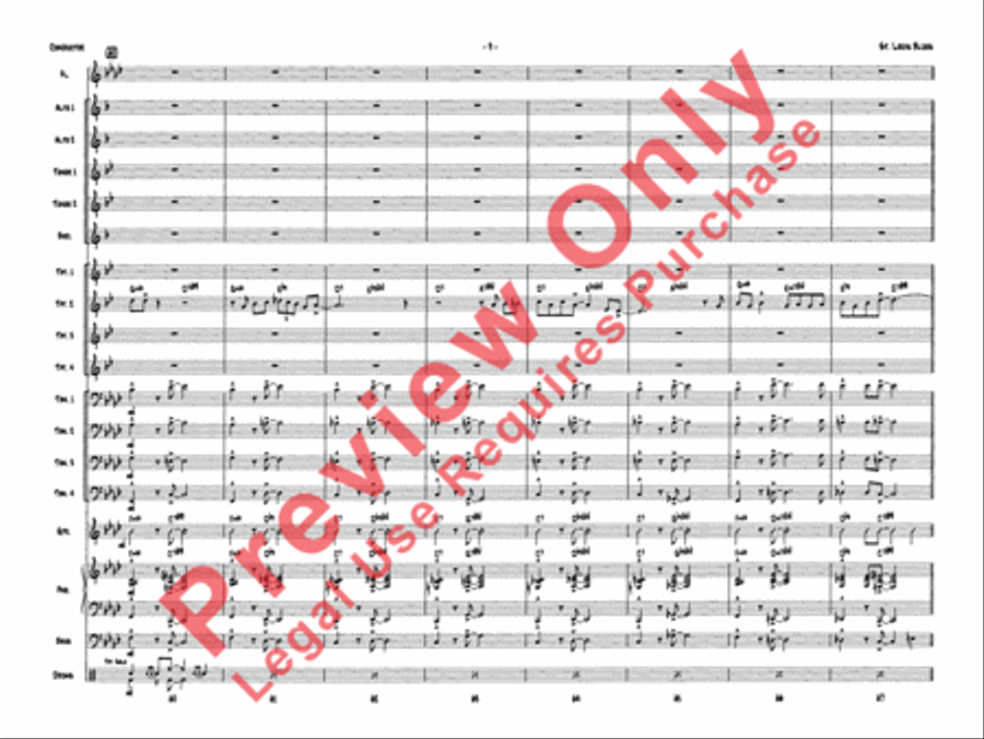 St. Louis Blues Jazz Ensemble scores gallery preview page 12