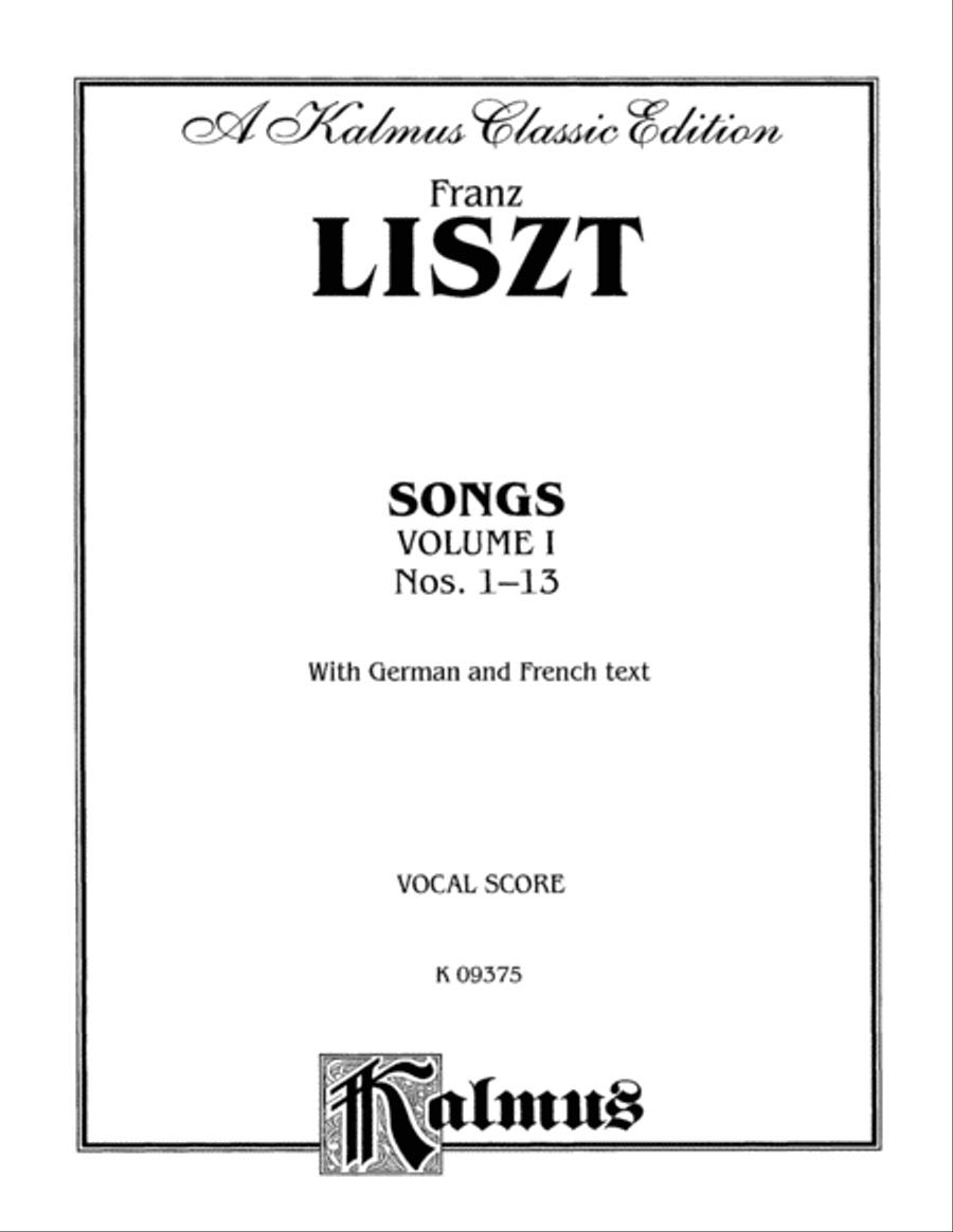 Songs, Volume 1