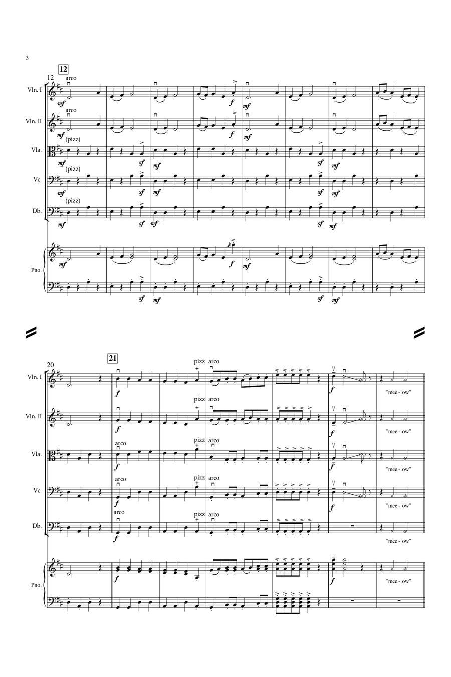 The Koorparoo Kat - Score Orchestra scores gallery preview page 4