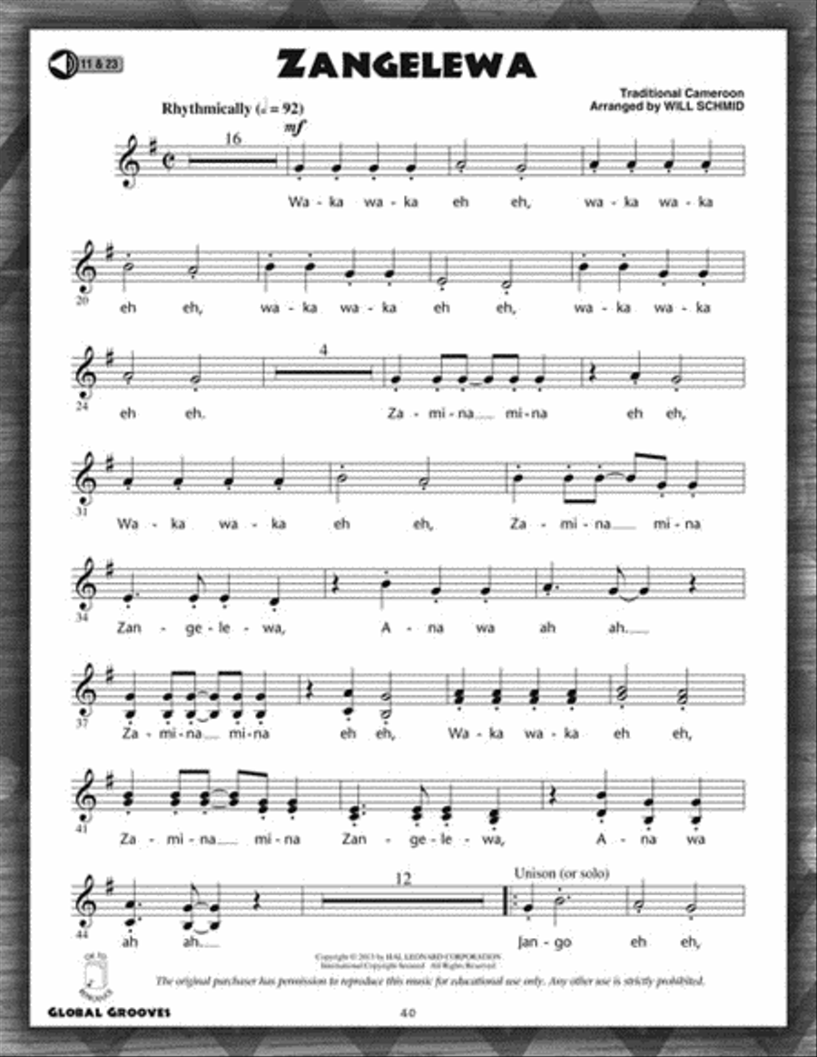 Global Grooves Choir scores gallery preview page 4