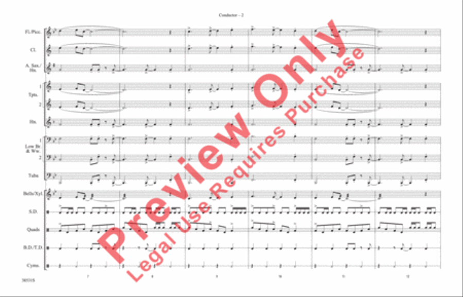 Bellavia Marching Band scores gallery preview page 3
