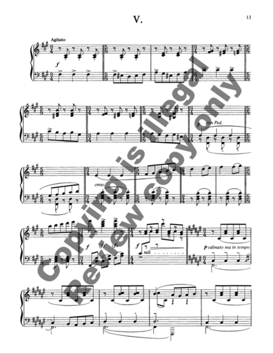 Suite for Piano Piano Solo scores gallery preview page 10