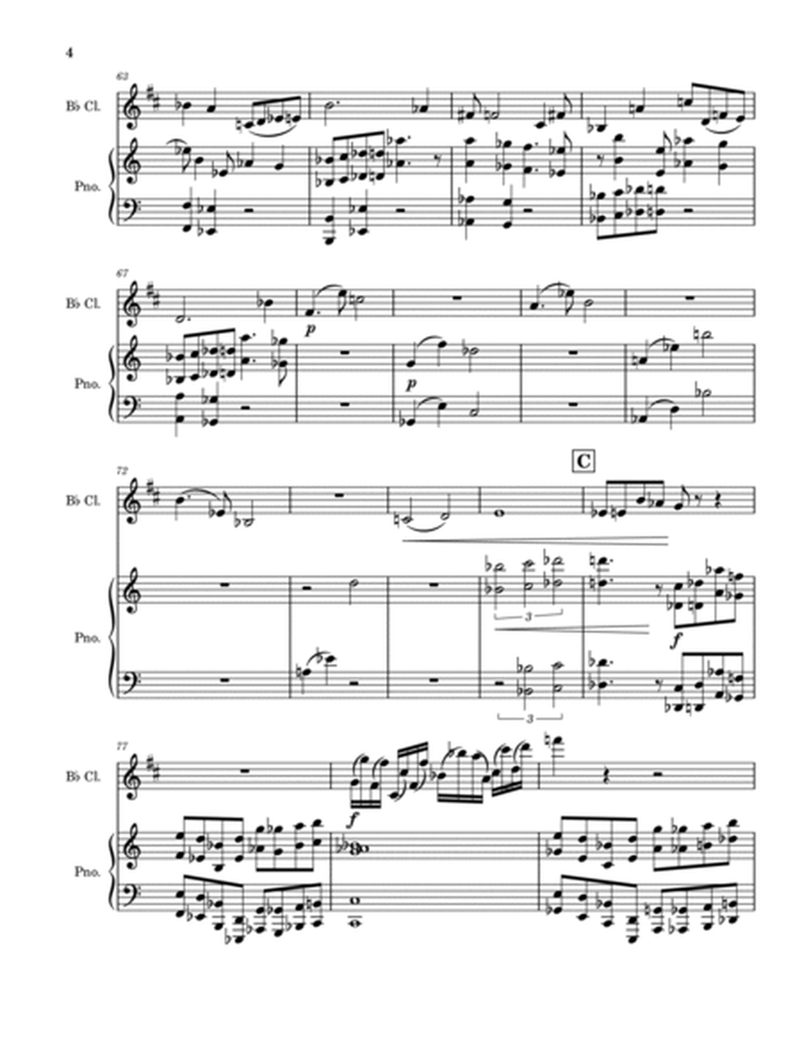 Rhapsody for Clarinet and Piano image number null