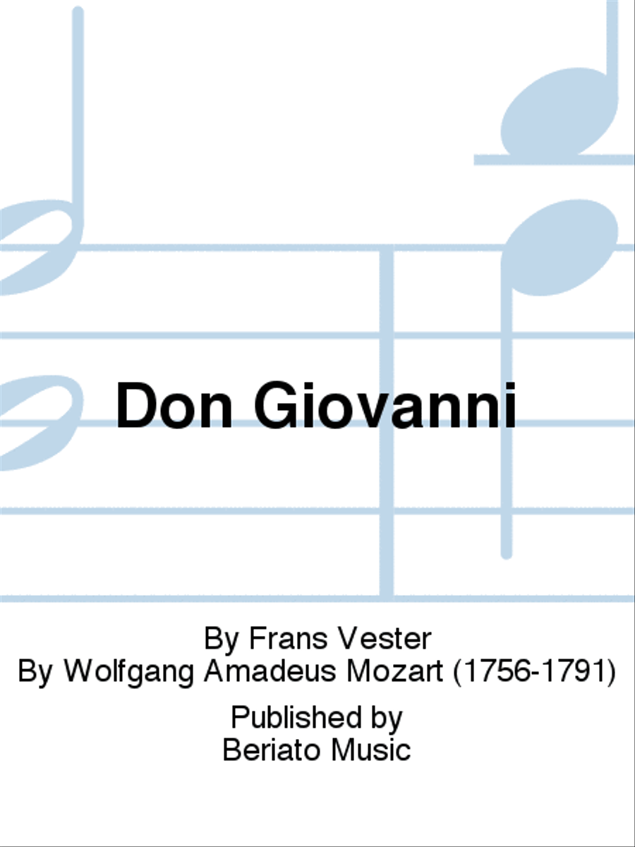 Don Giovanni Don Giovanni Flute scores gallery preview page 1