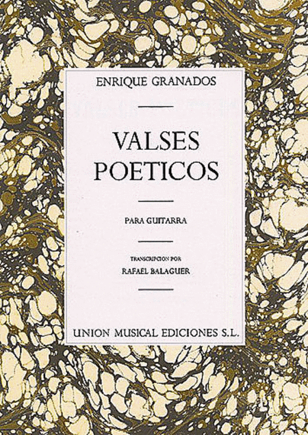Granados Valses Poeticos (balaguer) Guitar