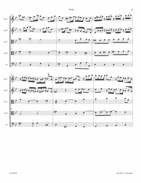 Handel: Triosonata in G minor HWV 393 Movement 1 Arranged for 2-Viola Quintet image number null