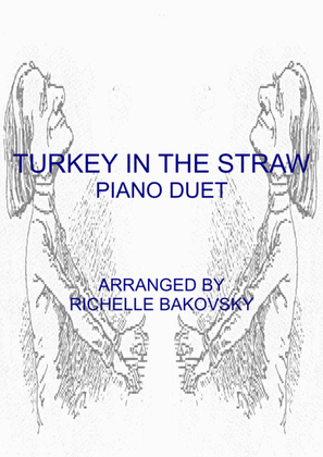 Book cover for Turkey in the Straw for Piano Duet