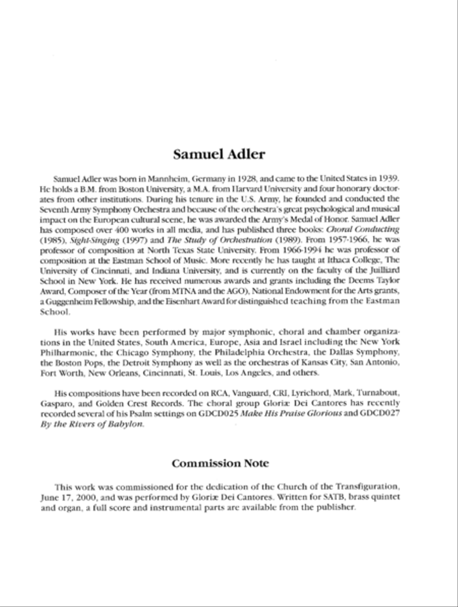 Transfiguration: An Ecumenical Mass Divisi scores gallery preview page 3