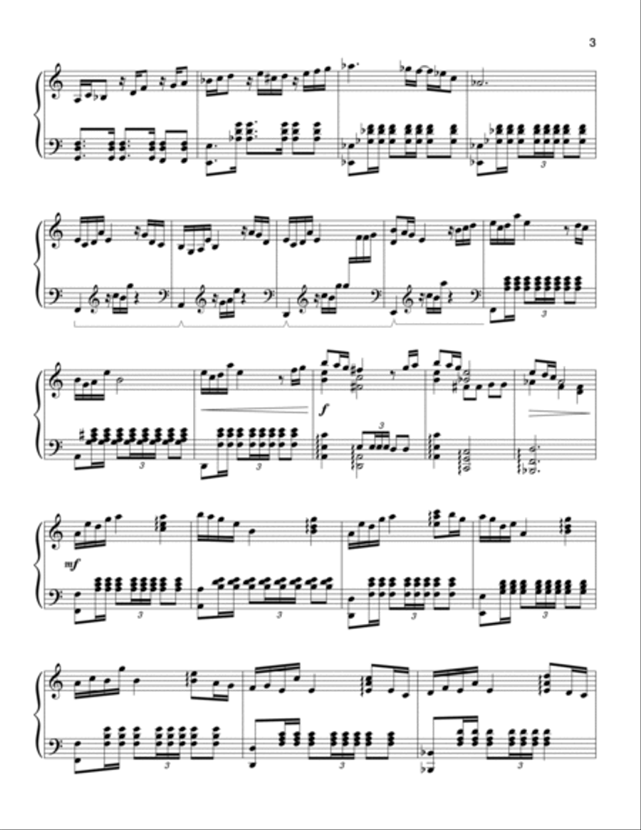 Blu Piano Solo scores gallery preview page 3