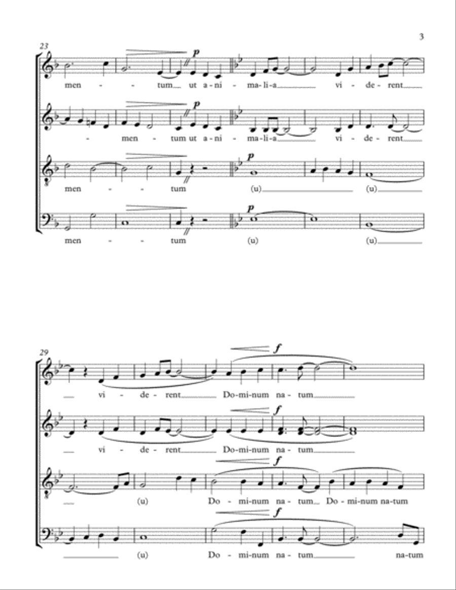 O Magnum Mysterium 4-Part scores gallery preview page 5