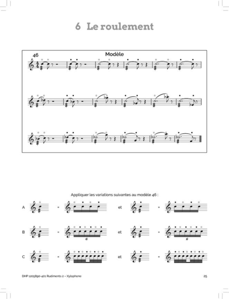 Rudiments 2 - Xylophone