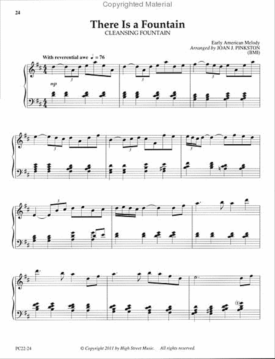 Abide with Me - Pinkston Piano Solo scores gallery preview page 2