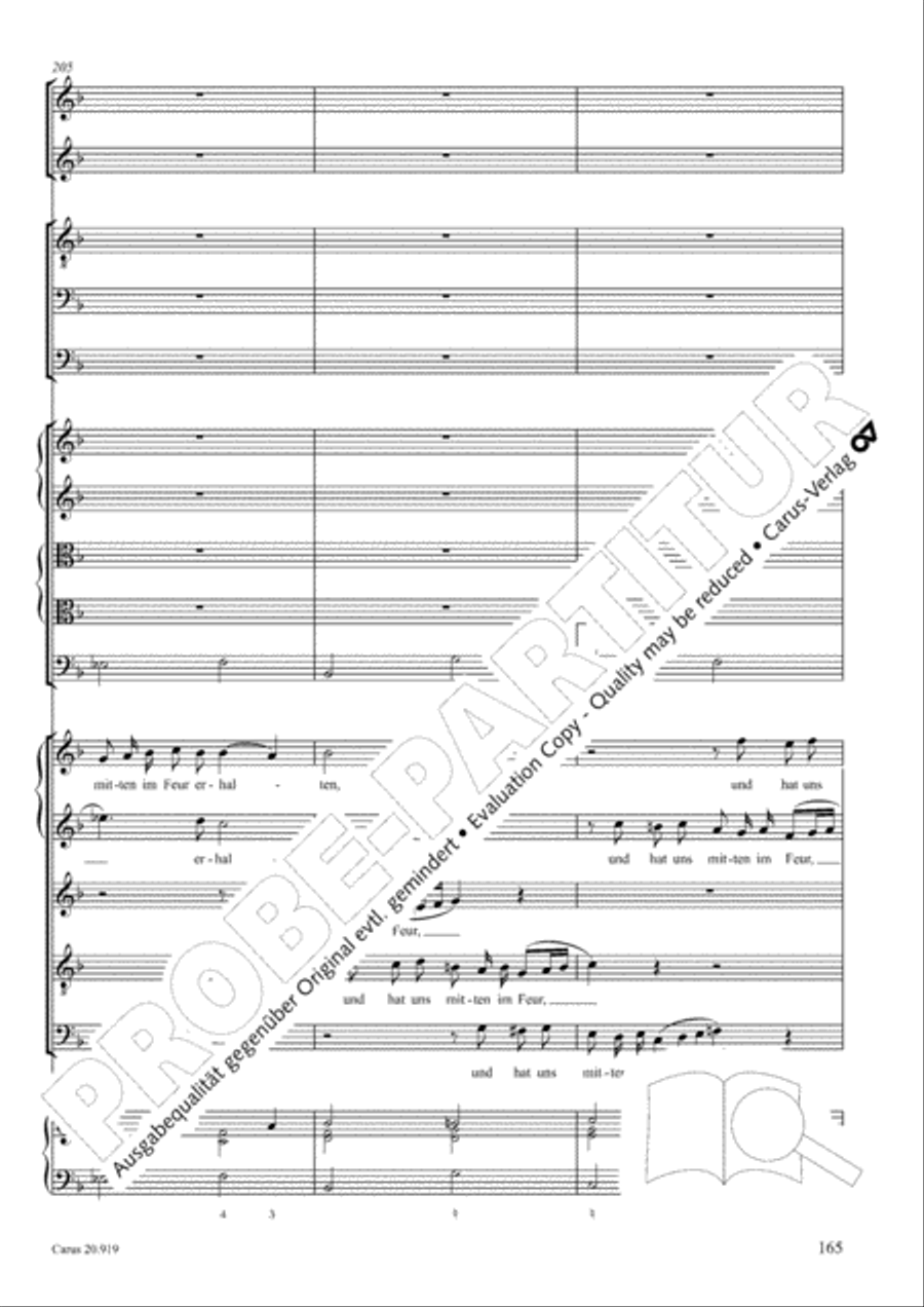 Opera varia I. Works with 1-7 parts (Complete edition, vol. 19) [Werke mit 1-7 obligaten Stimmen] Score scores gallery preview page 222