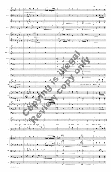 Holy, Holy, Holy (Orchestral Score)