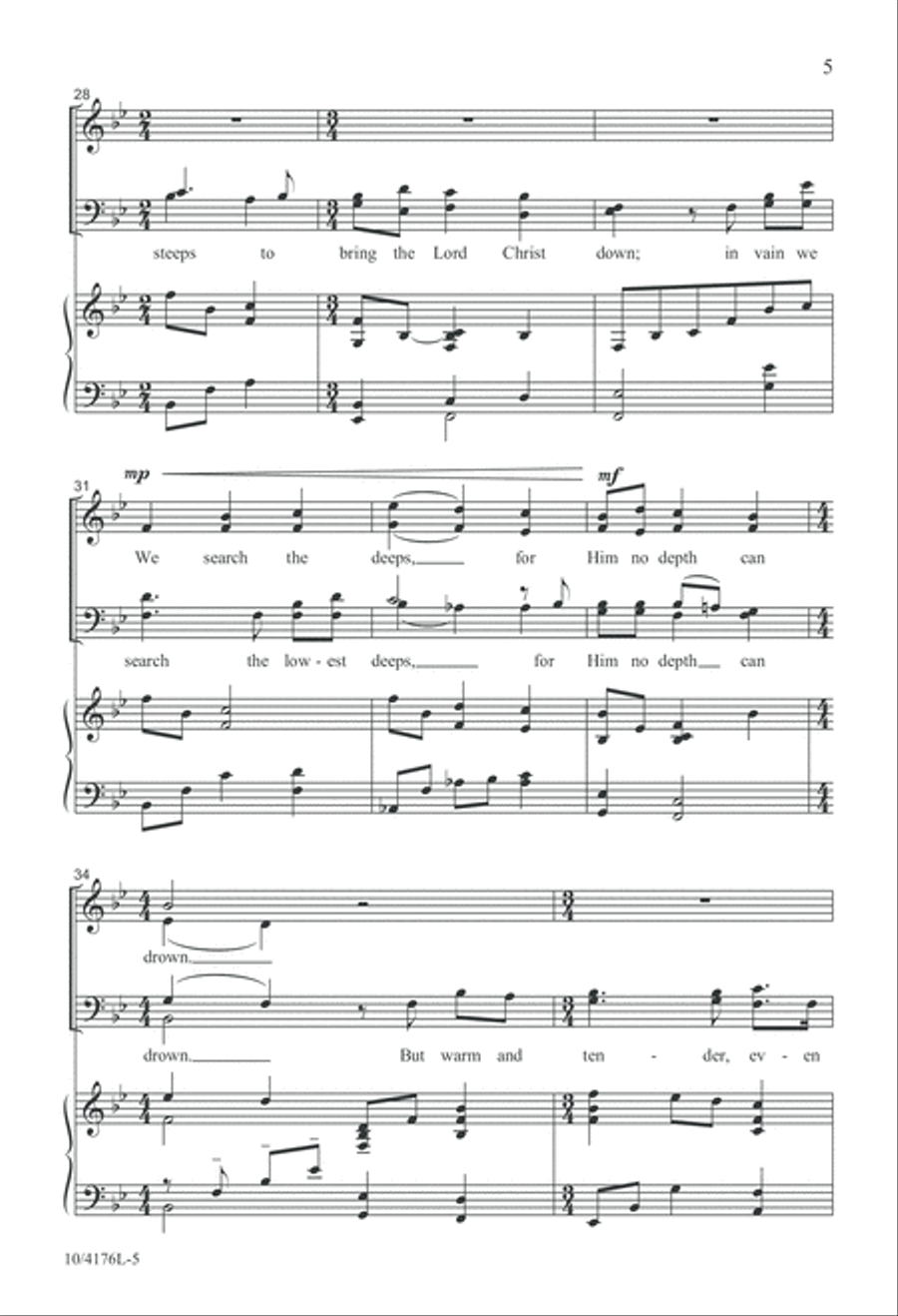 Immortal Love, Forever Full 4-Part scores gallery preview page 5
