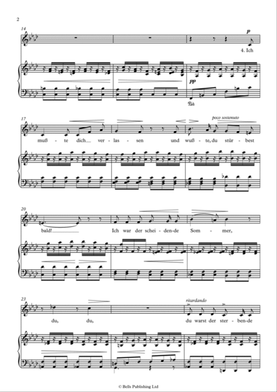 Abschied, Op. 4 No. 3 Voice Solo scores gallery preview page 2