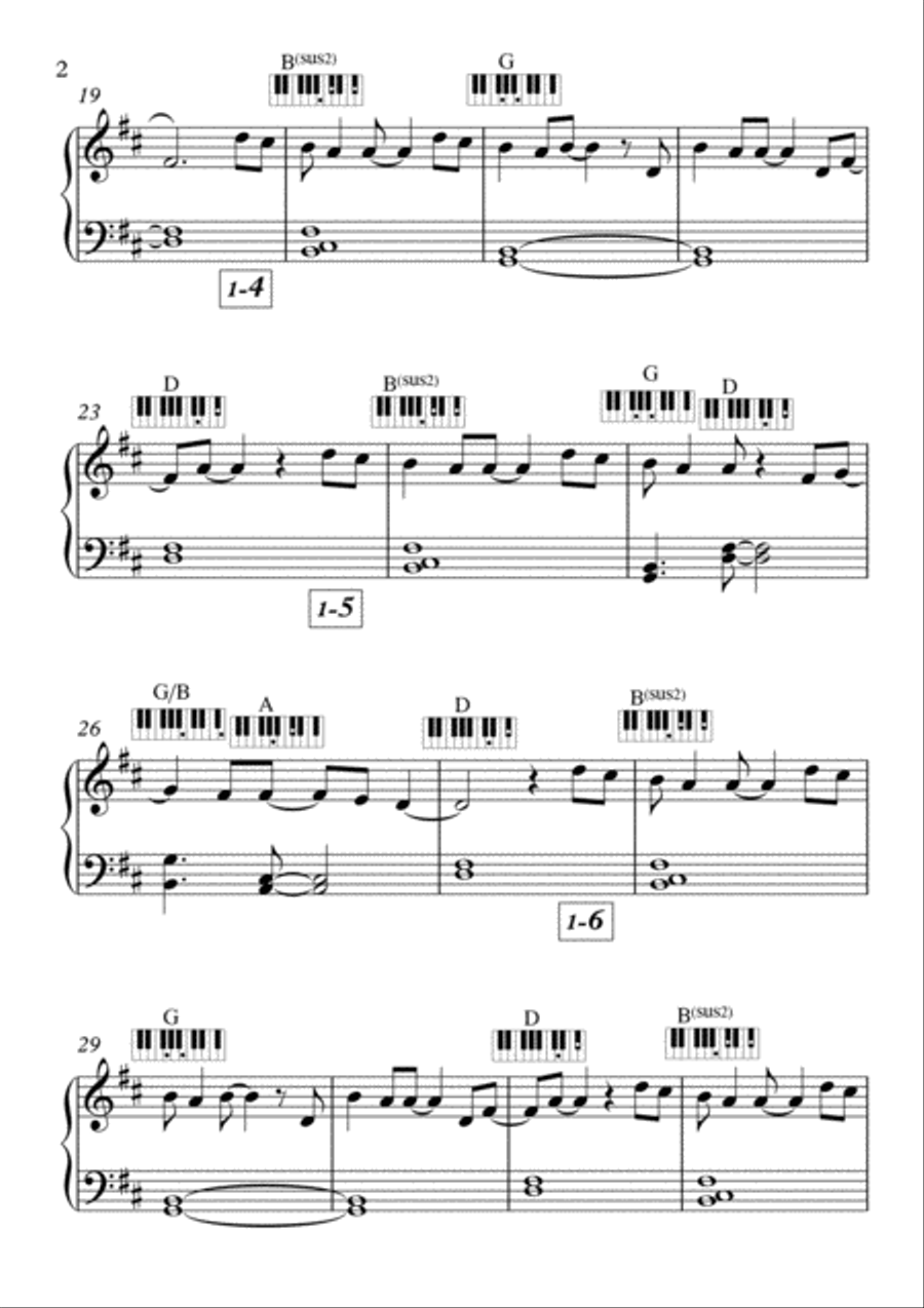 Fields Of Gold Fields Of Gold Electronic Keyboard scores gallery preview page 3