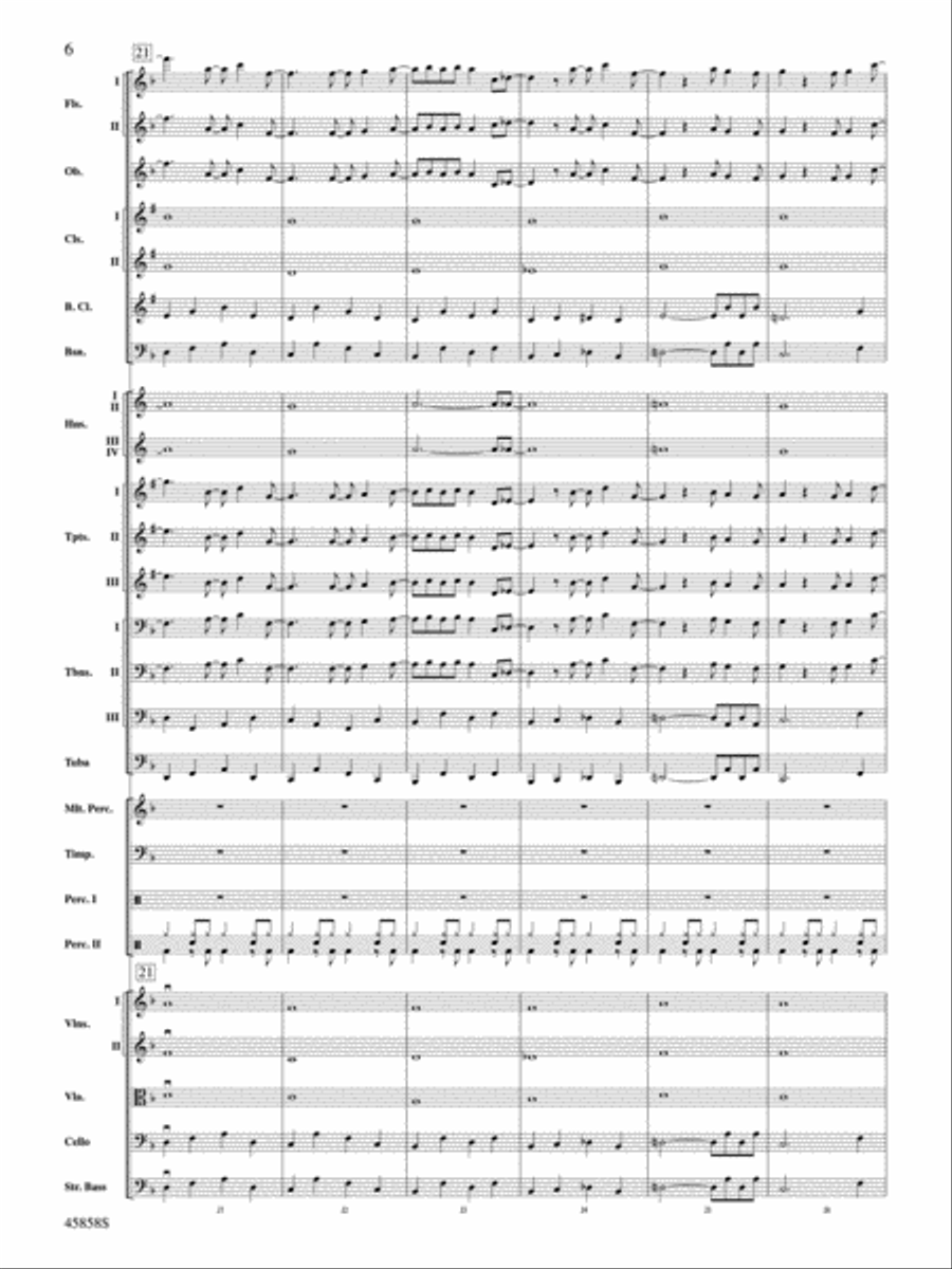 Hamilton, Suite from: Score Full Orchestra scores gallery preview page 6