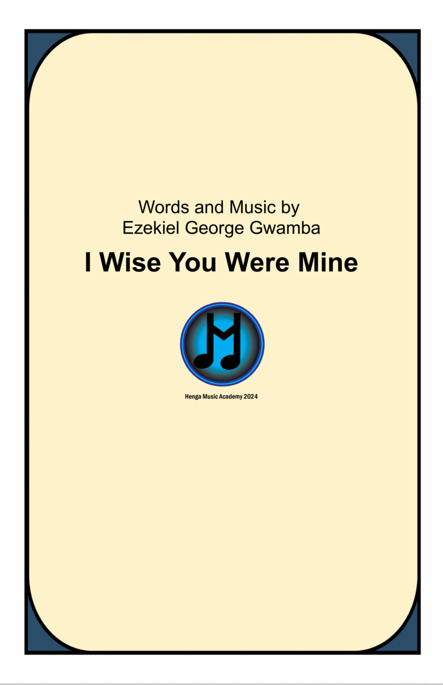 I wish you were mine - Score Only Concert Band scores gallery preview page 1