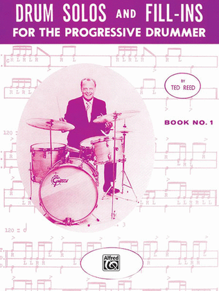 Book cover for Drum Solos and Fill-Ins for the Progressive Drummer, Book 1