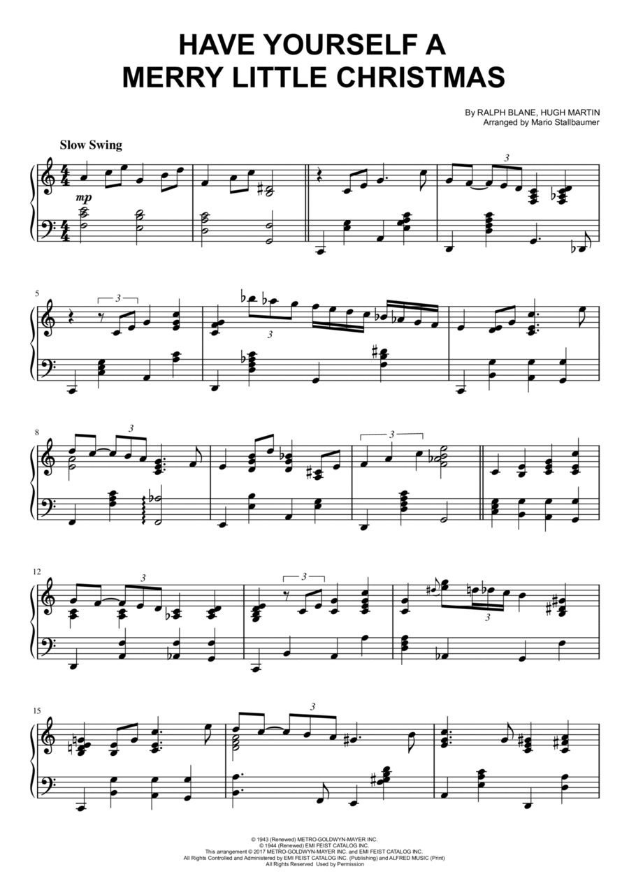 Have yourself a merry outlet little christmas jazz piano