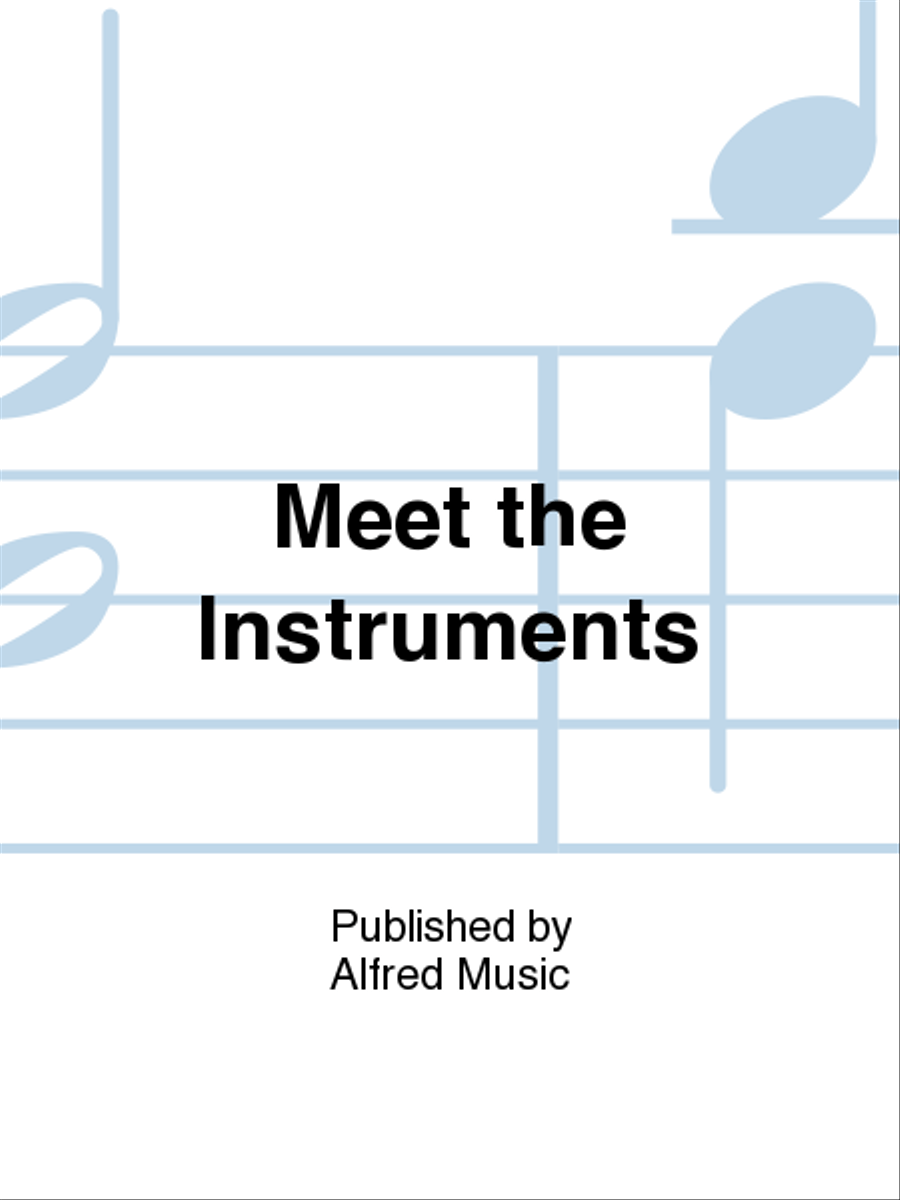 Meet the Instruments Posters & Prints scores gallery preview page 1